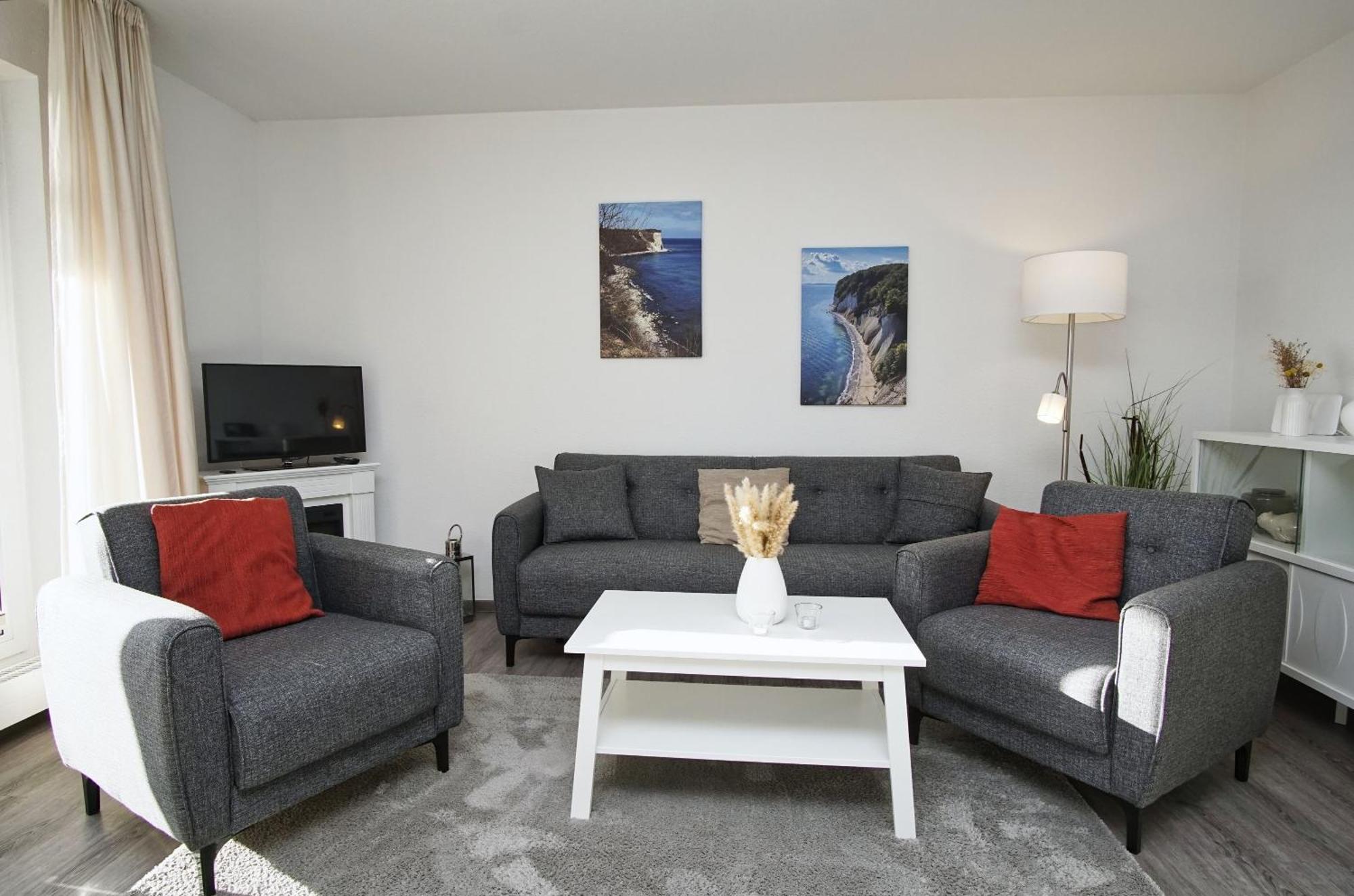 Hafenhaeuser Breege Fewo 05 - Balkon Luaran gambar